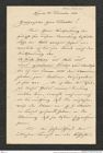 Nachlass Franz Steindachner, Brief von Casimir Moesch an Franz Steindachner (31.12.1883), Inv.Nr. 344.02, Seite 1